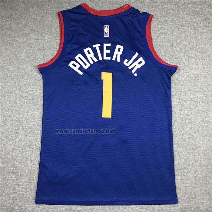 Camiseta Denver Nuggets Michael Porter JR. #1 Statement Azul